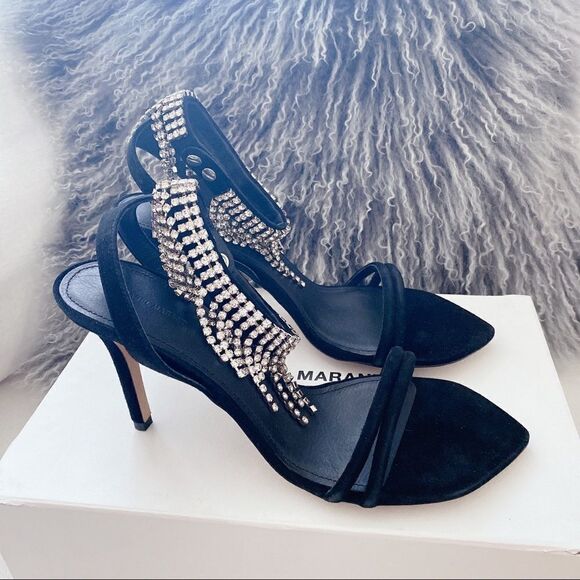 Isabel Marant Atura Sandals leather black EU38 - Picture 7 of 15